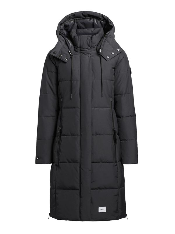 khujo khujo Zimski kaput 'VIOLA'  tamo siva / bijela