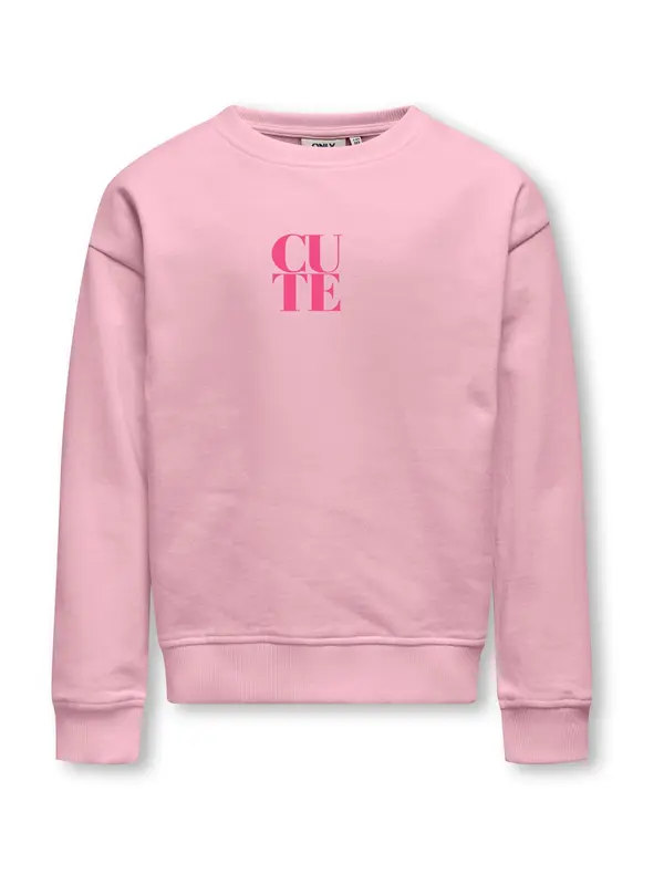 KIDS ONLY GIRL KIDS ONLY GIRL Sweater majica 'KOGDITTE'  roza / roza