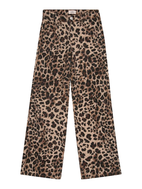 KIDS ONLY KIDS ONLY Hlače 'KOGGIANNA-MADISON'  smeđa / taupe siva / crna