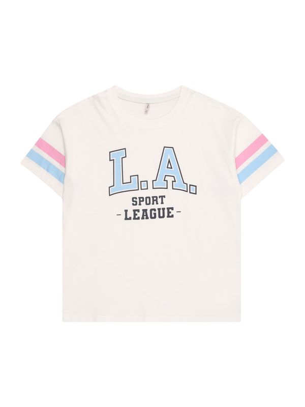 KIDS ONLY KIDS ONLY Majica 'KOGVERAS'  svijetloplava / roza / bijela