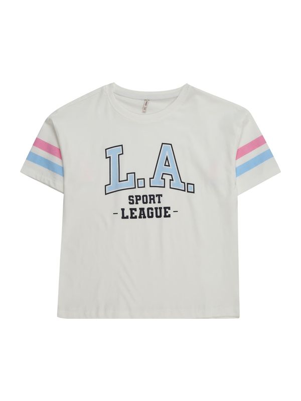 KIDS ONLY KIDS ONLY Majica 'VERA'  svijetloplava / roza / crna / bijela