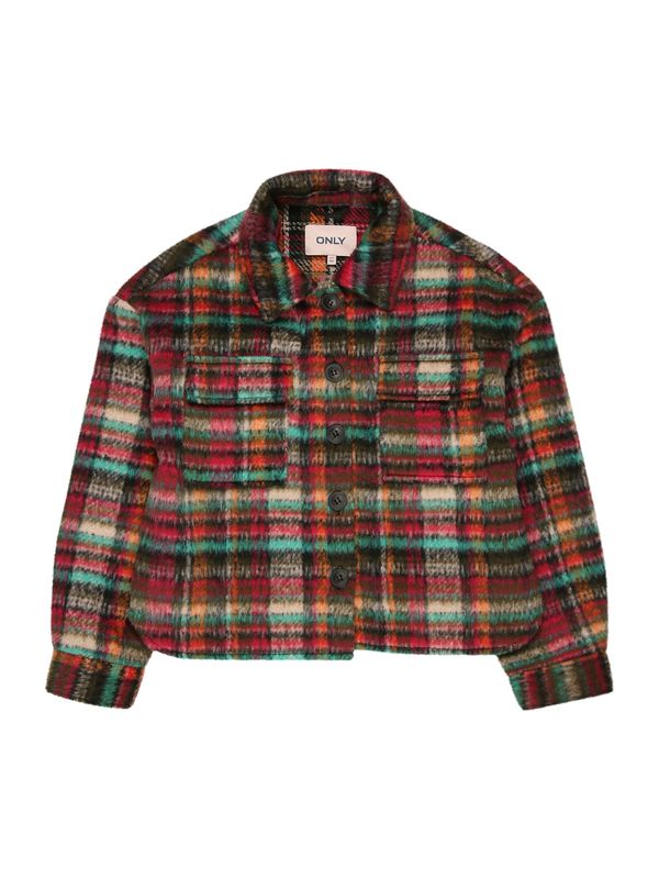 KIDS ONLY KIDS ONLY Prijelazna jakna 'Maeve'  bež / zelena / roza / crvena