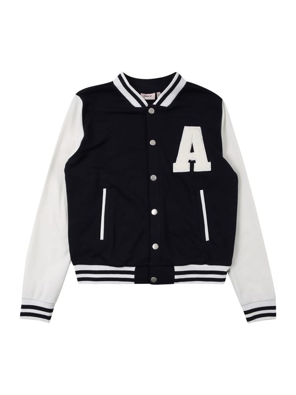 KIDS ONLY KIDS ONLY Prijelazna jakna 'Rocky'  crna / bijela