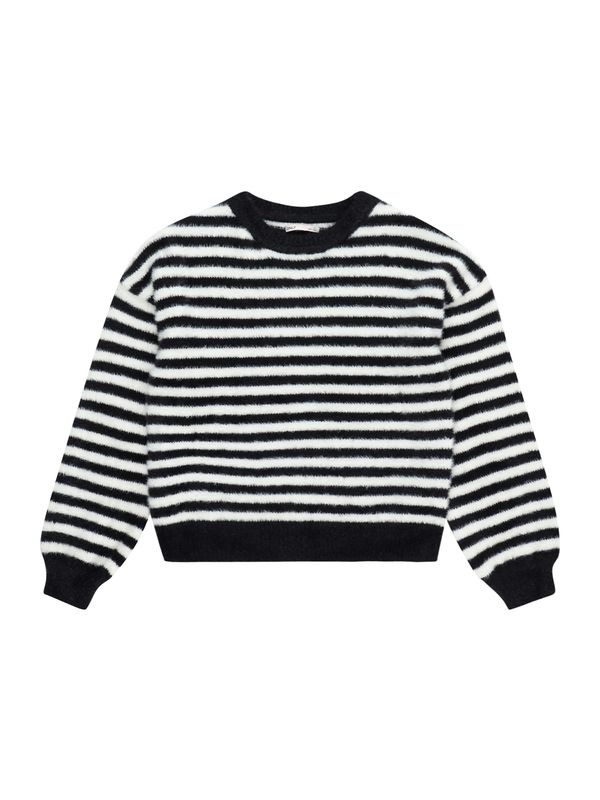 KIDS ONLY KIDS ONLY Pulover 'Piumo'  crna / bijela