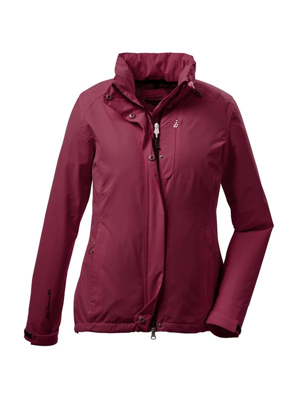 KILLTEC KILLTEC Outdoor jakna 'KOS 25'  tamno roza / prljavo bijela