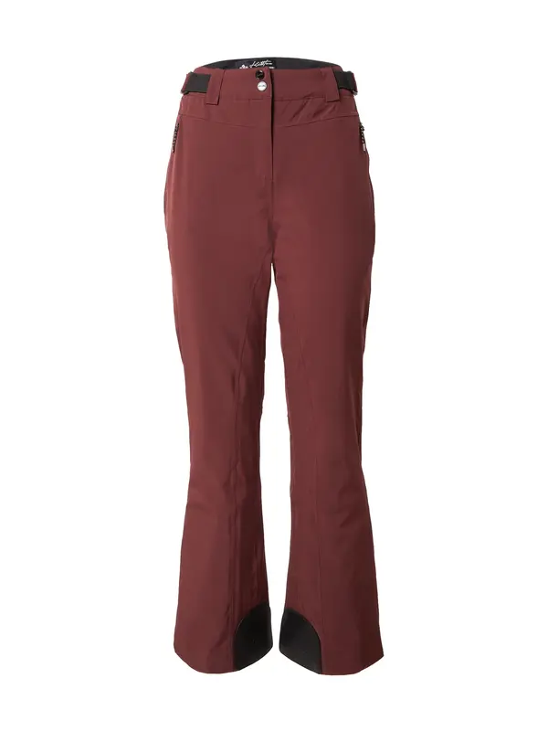 KILLTEC KILLTEC Sportske hlače 'KSW 311'  boja vina / crna