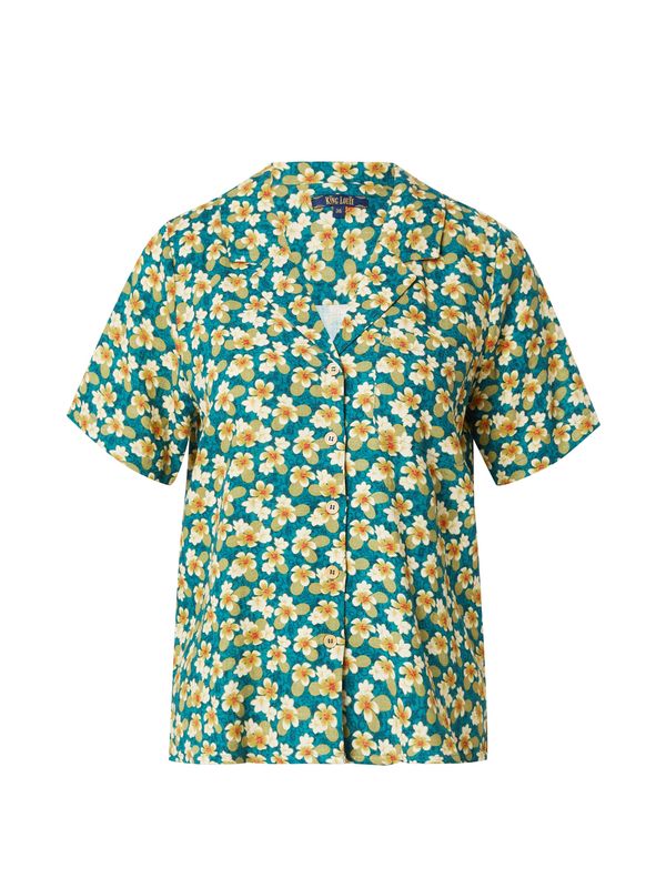 King Louie King Louie Bluza 'Ella Tammie'  svijetlobež / petrol / svijetlozelena / crvena