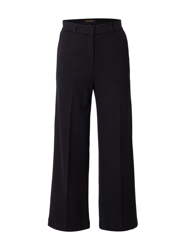 King Louie King Louie Hlače na crtu 'Federica'  crna