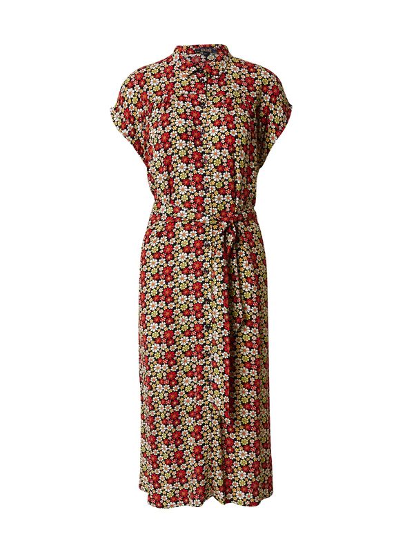 King Louie King Louie Košulja haljina 'Amy'  pastelno zelena / vatreno crvena / crna / bijela