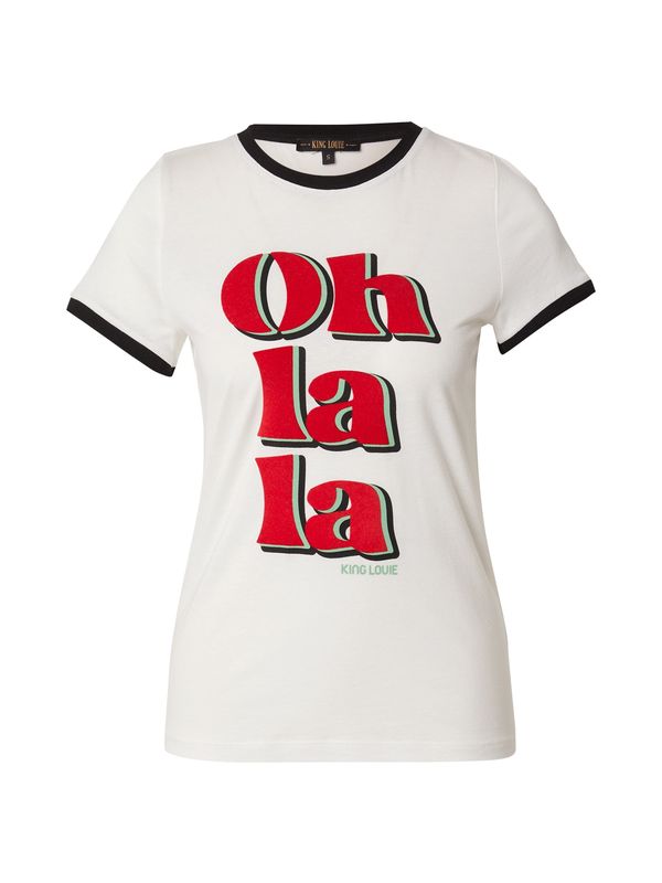 King Louie King Louie Majica  boja pijeska / akvamarin / crvena / crna