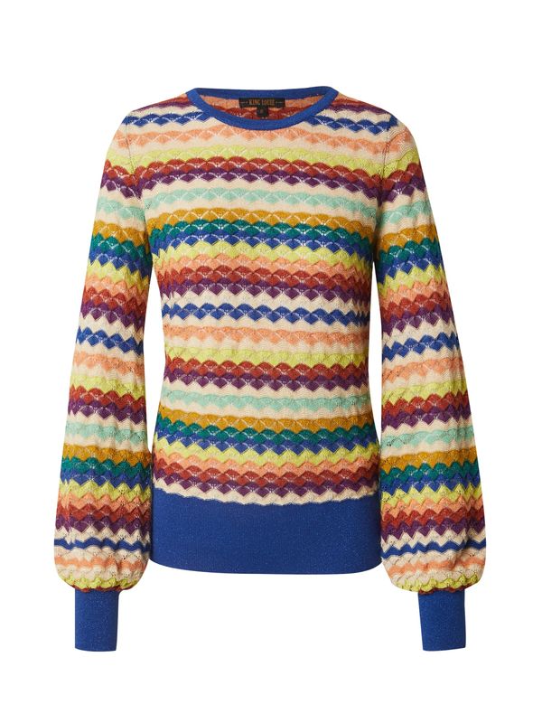 King Louie King Louie Pulover  boja pijeska / plava / žuta / ljubičasta