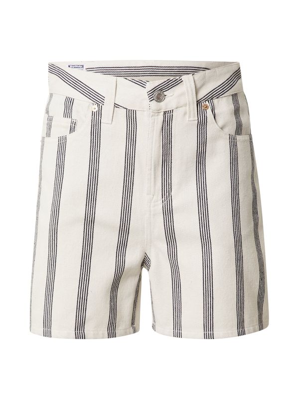 Kings Of Indigo Kings Of Indigo Hlače 'LIORA'  ecru/prljavo bijela / crna