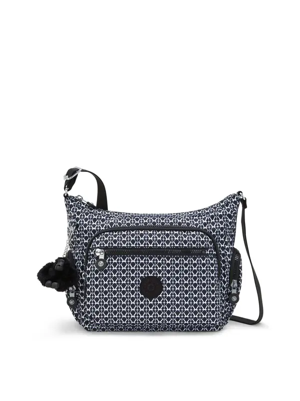KIPLING KIPLING Torba preko ramena 'Gabbie'  crna / bijela