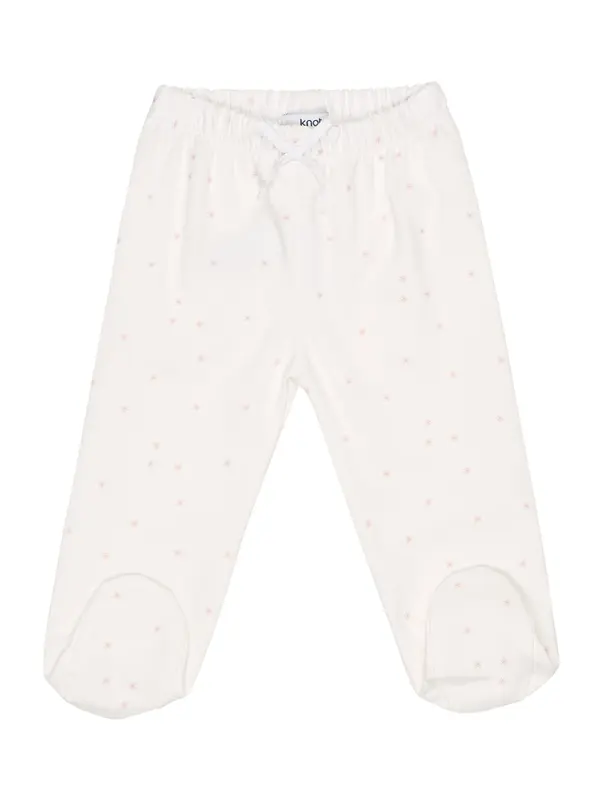 KNOT KNOT Hlače  crvena / bijela