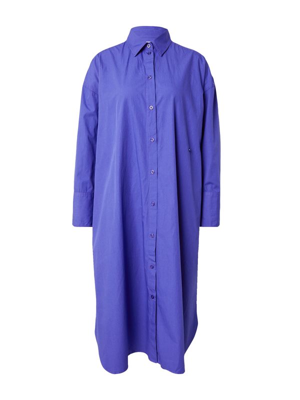 KnowledgeCotton Apparel KnowledgeCotton Apparel Košulja haljina  tamno ljubičasta