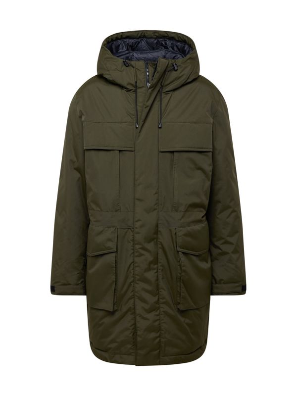 KnowledgeCotton Apparel KnowledgeCotton Apparel Lagana parka 'APEX'  maslinasta