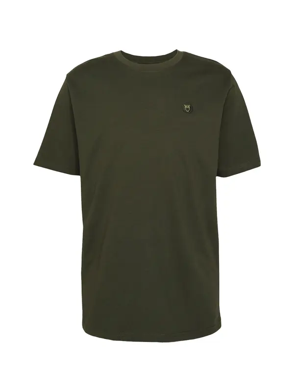 KnowledgeCotton Apparel KnowledgeCotton Apparel Majica 'ALDER'  tamno smeđa
