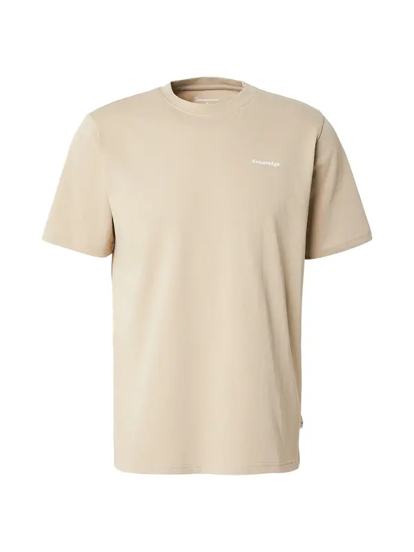 KnowledgeCotton Apparel KnowledgeCotton Apparel Majica  bež / prljavo bijela