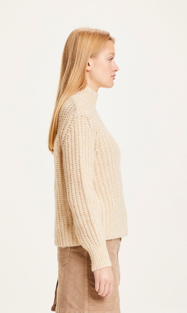 KnowledgeCotton Apparel KnowledgeCotton Apparel Pulover 'Myrthe'  šampanjac