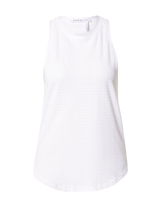 KORAL KORAL Top 'AERATE'  crna / bijela