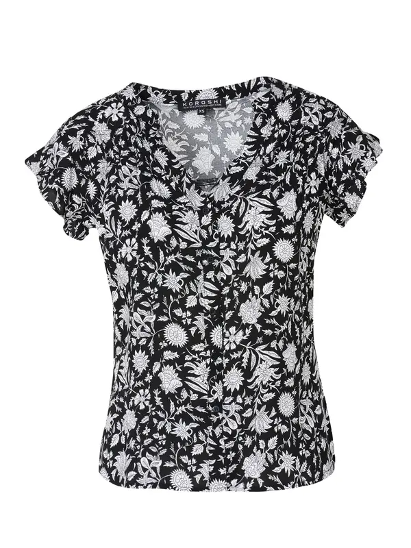 KOROSHI KOROSHI Bluza  crna / bijela