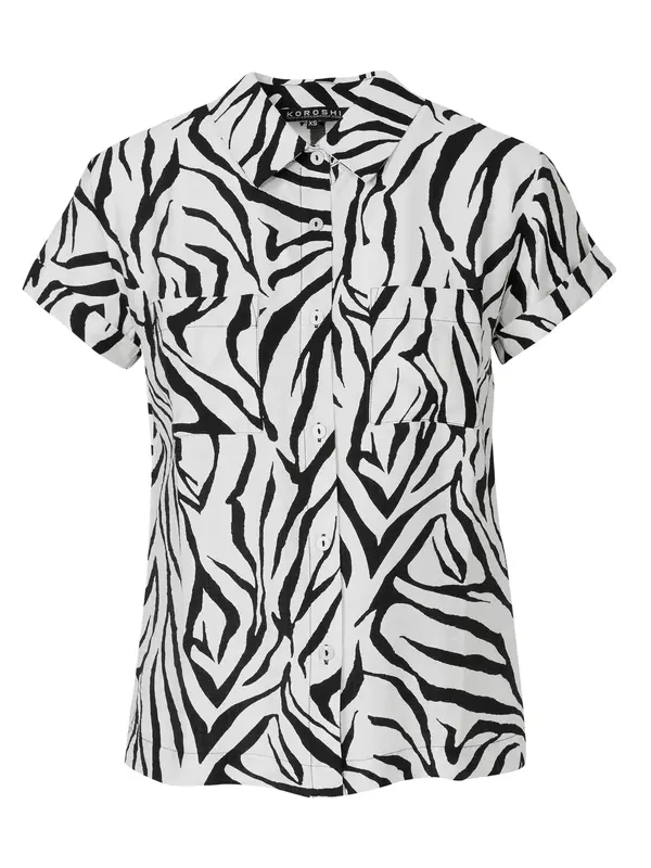 KOROSHI KOROSHI Bluza  crna / bijela