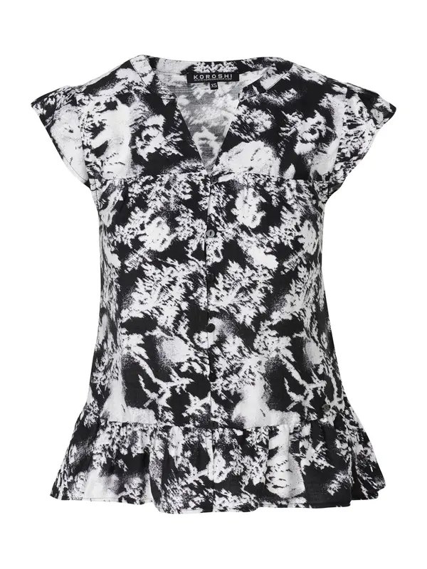 KOROSHI KOROSHI Bluza  crna / bijela