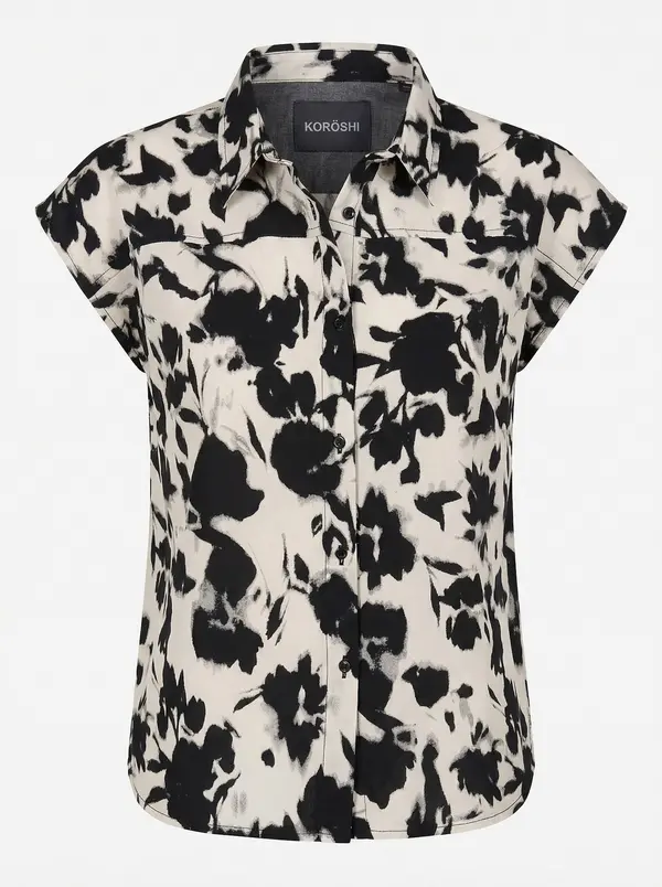 KOROSHI KOROSHI Bluza  crna / bijela