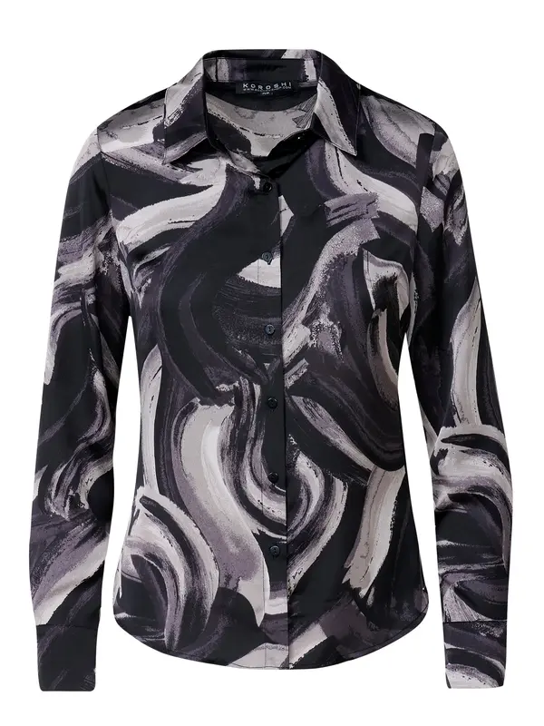 KOROSHI KOROSHI Bluza  crna / bijela
