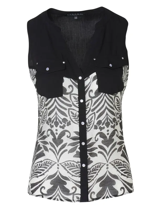 KOROSHI KOROSHI Bluza  crna / bijela