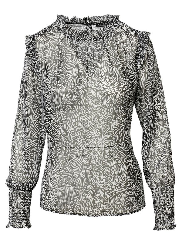 KOROSHI KOROSHI Bluza  crna / prljavo bijela