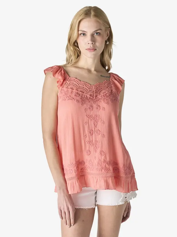KOROSHI KOROSHI Bluza  koraljna