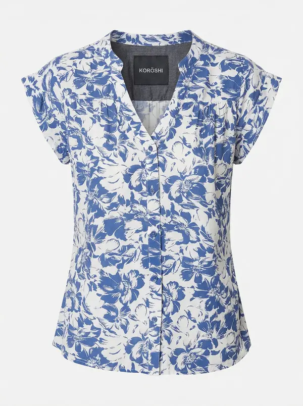 KOROSHI KOROSHI Bluza  plava / bijela