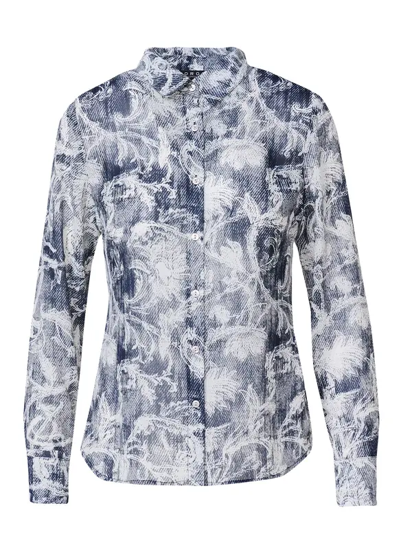 KOROSHI KOROSHI Bluza  plava melange / bijela