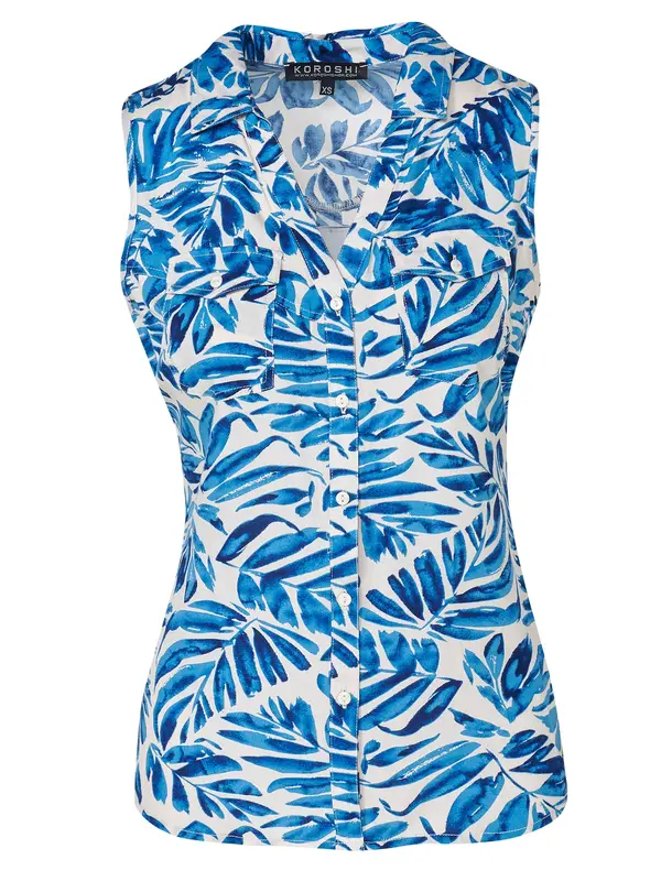 KOROSHI KOROSHI Bluza  plava / mornarsko plava / bijela