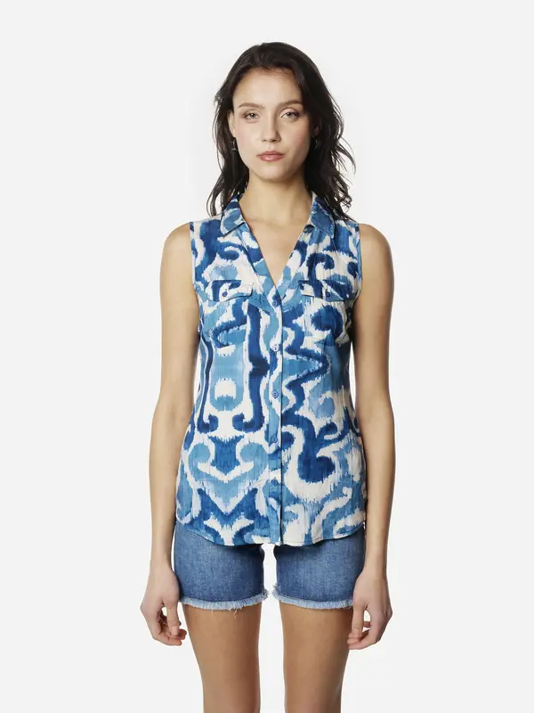 KOROSHI KOROSHI Bluza  plava / nebesko plava / bijela