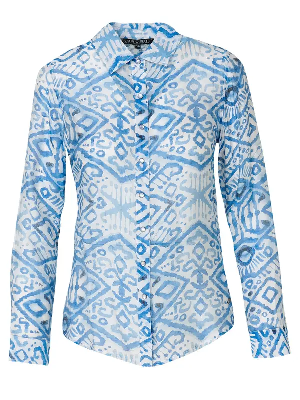 KOROSHI KOROSHI Bluza  plava / pastelno plava