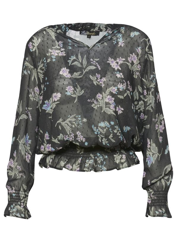 KOROSHI KOROSHI Bluza  siva / crna