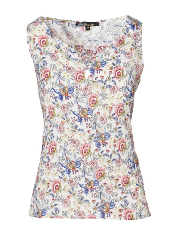 KOROSHI KOROSHI Bluza  svijetloplava / svijetlozelena / prljavo roza / bijela