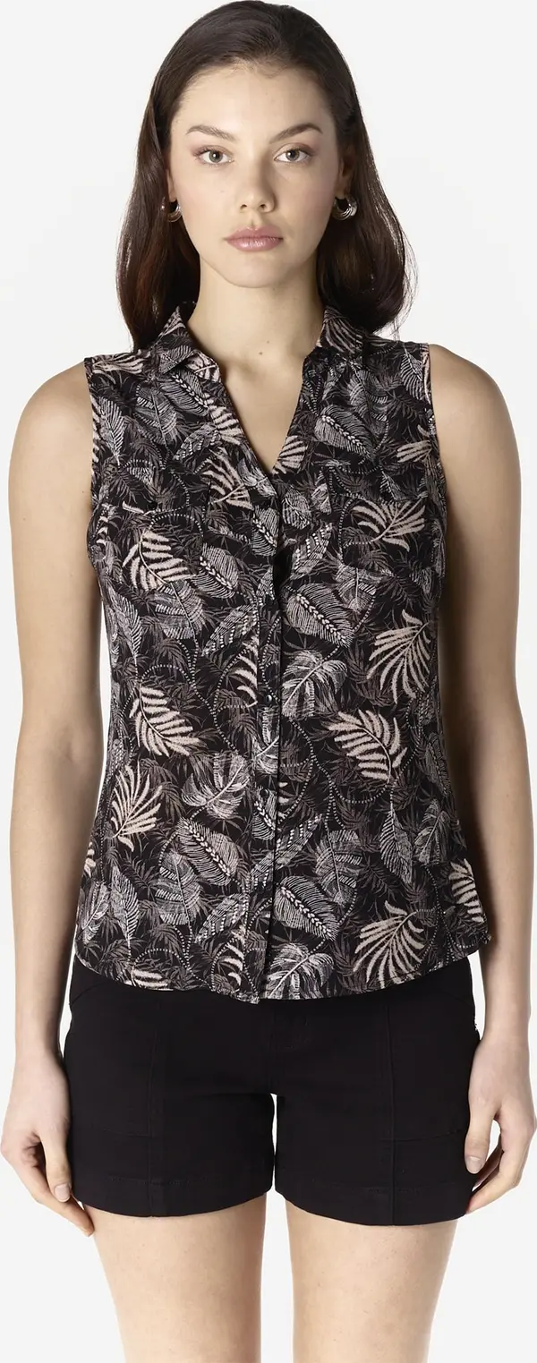 KOROSHI KOROSHI Bluza  svijetlosmeđa / taupe siva / crna