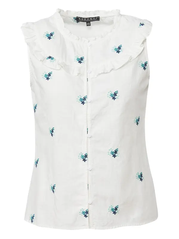 KOROSHI KOROSHI Bluza  tamno plava / menta / bijela