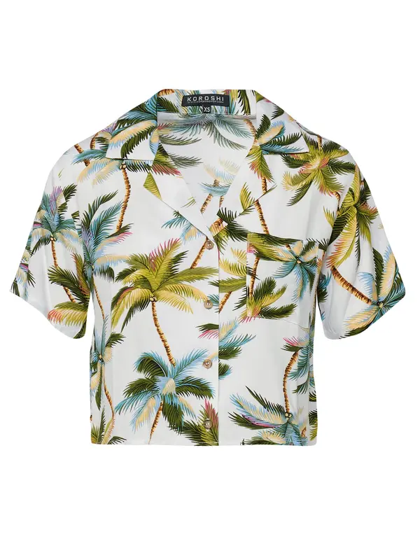 KOROSHI KOROSHI Bluza  tirkiz / smeđa / maslinasta / bijela