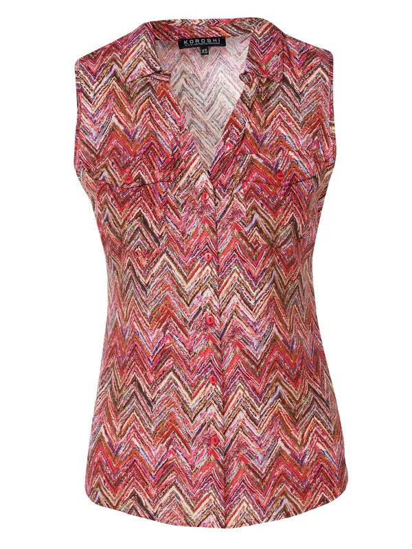 KOROSHI KOROSHI Bluza  zelena / lila / crvena / crna