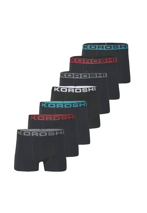 KOROSHI KOROSHI Bokserice  tirkiz / crvena / crna / bijela