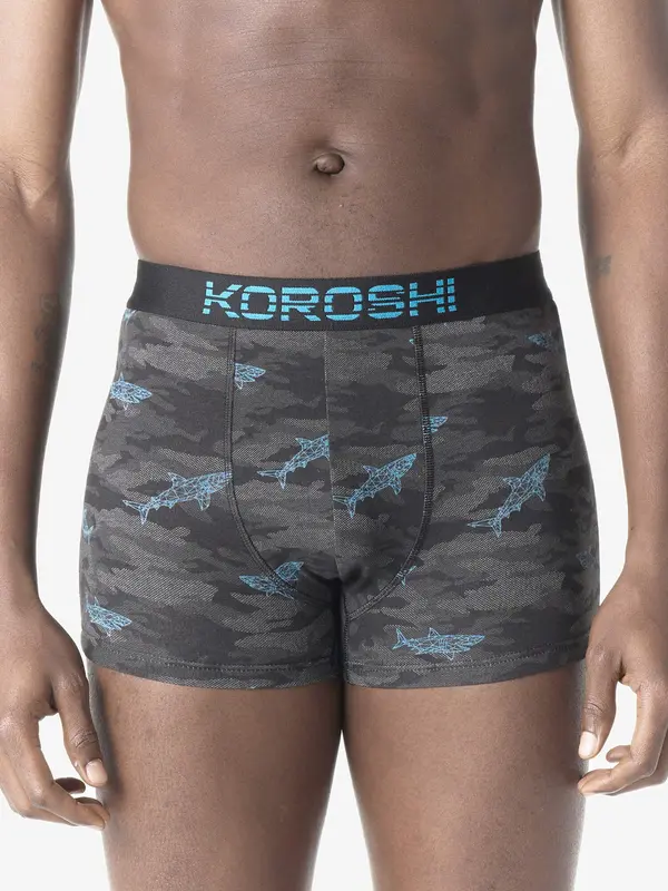 KOROSHI KOROSHI Bokserice  tirkiz / siva / crna