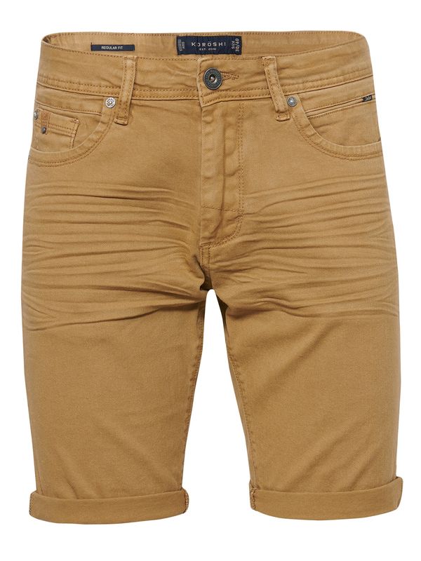 KOROSHI KOROSHI Chino hlače  svijetlosmeđa