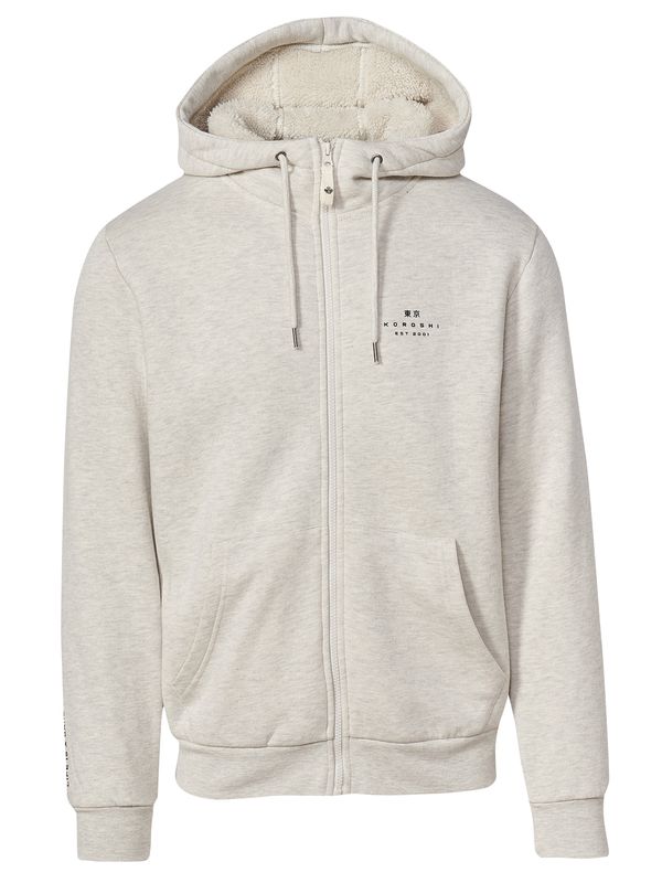 KOROSHI KOROSHI Gornji dio trenirke  bež melange / crna