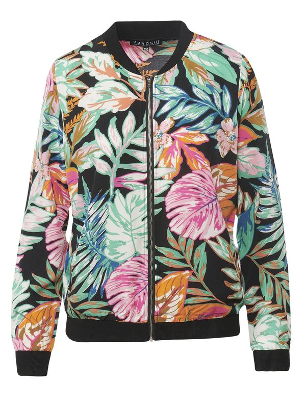 KOROSHI KOROSHI Gornji dio trenirke  zelena / narančasta / roza / crna