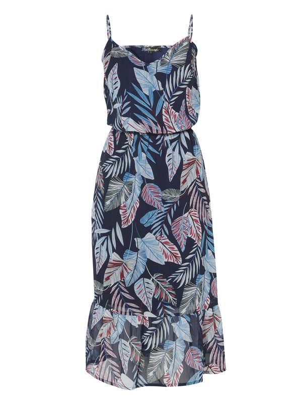 KOROSHI KOROSHI Haljina  plava / morsko plava / crvena / bijela