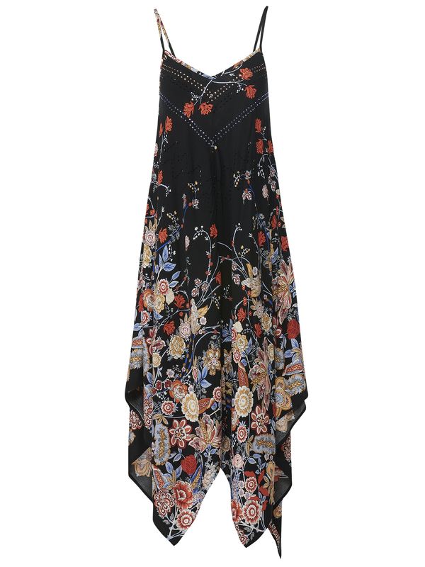 KOROSHI KOROSHI Haljina  plava / žuta / crvena / crna / bijela